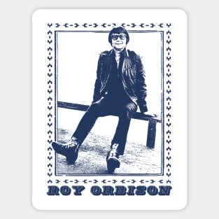Roy Orbison / Retro Design Fan Art Magnet